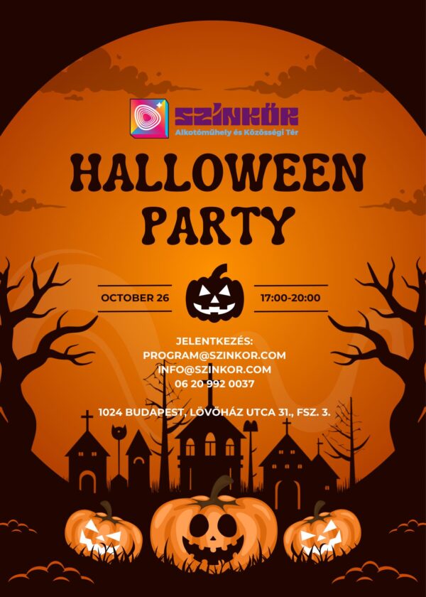 Halloween party a Színkörben