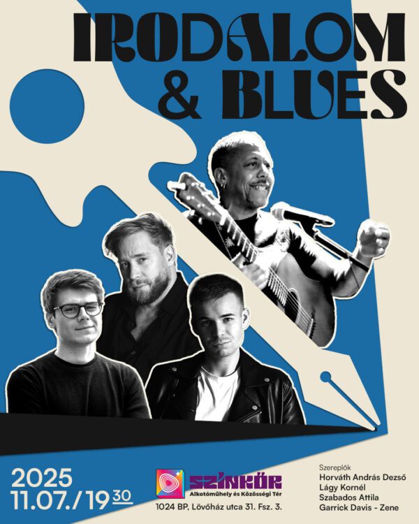 Irodalom és Blues- Három szerző és egy bluesgitáros