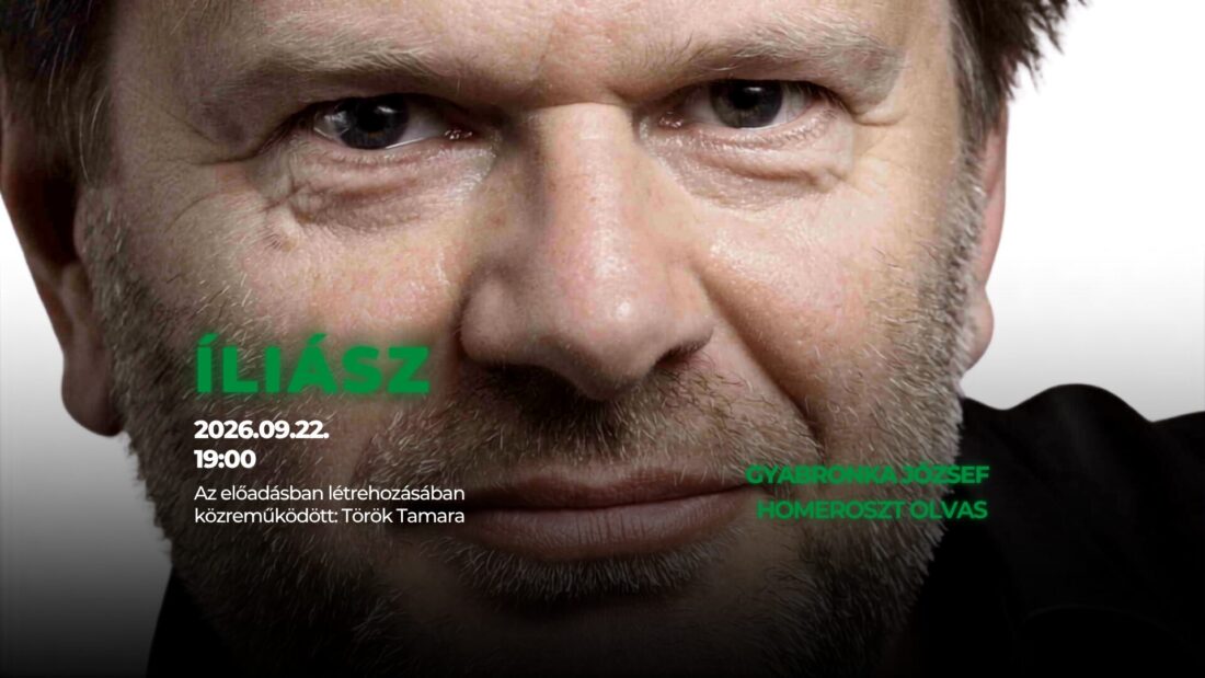 Lakásszínház- Íliász- Gyabronka József Homéroszt olvas (09.22.)